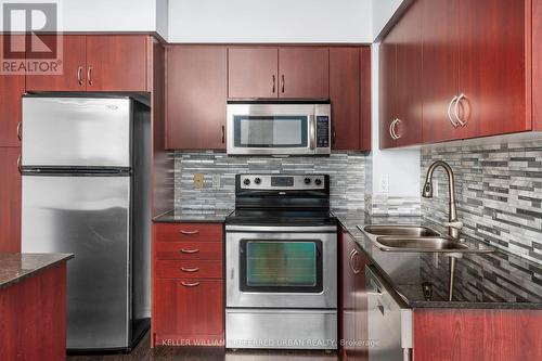 803 - 15 Legion Road N, Toronto, ON - Indoor Photo Showing Kitchen With Double Sink With Upgraded Kitchen