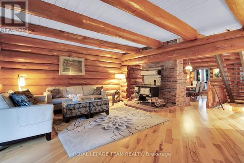 1 Lucas Lane, Ottawa, ON - Indoor Photo Showing Living Room With Fireplace