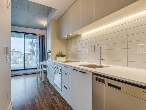 Kitchen - 222-1150 Boul. René-Lévesque E., Montréal (Ville-Marie), QC - Indoor Photo Showing Kitchen With Upgraded Kitchen