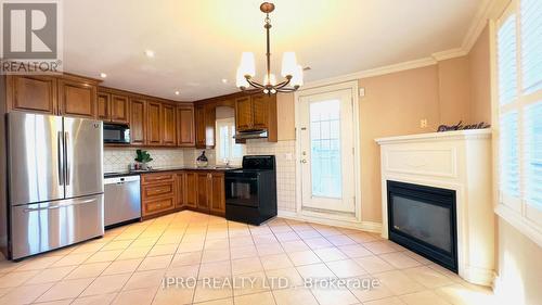 1101 Dupont Street S, Toronto, ON - Indoor Photo Showing Kitchen With Fireplace