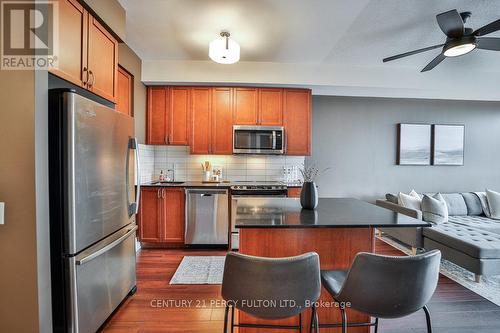 2405 - 15 Viking Lane N, Toronto, ON - Indoor Photo Showing Kitchen With Stainless Steel Kitchen