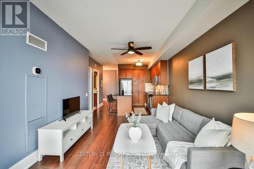 2405 - 15 Viking Lane N, Toronto, ON - Indoor Photo Showing Living Room