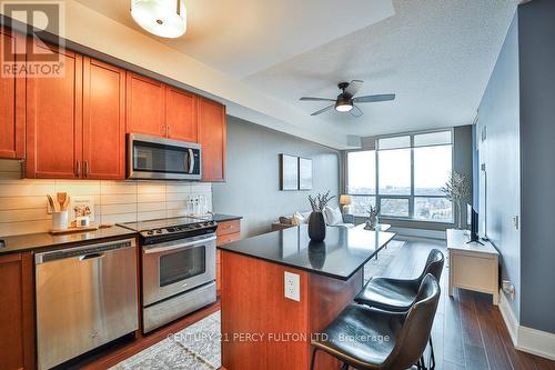 2405 - 15 Viking Lane N, Toronto, ON - Indoor Photo Showing Kitchen With Stainless Steel Kitchen