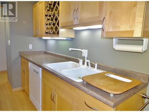 1611 Nickleplate Road Unit# 407 Lot# Sl 26, Rossland, BC - Indoor Photo Showing Kitchen With Double Sink