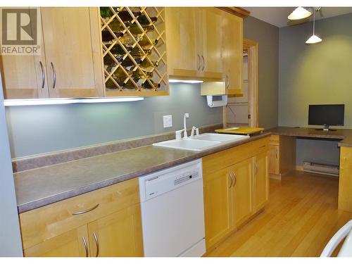 1611 Nickleplate Road Unit# 407 Lot# Sl 26, Rossland, BC - Indoor Photo Showing Kitchen With Double Sink