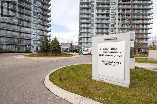 1708 - 4655 Glen Erin Drive, Mississauga, ON - Outdoor With Balcony With Facade