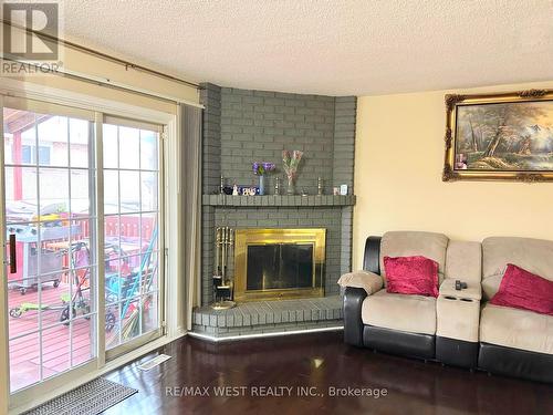 62 Kay Drive, Toronto, ON - Indoor Photo Showing Living Room With Fireplace