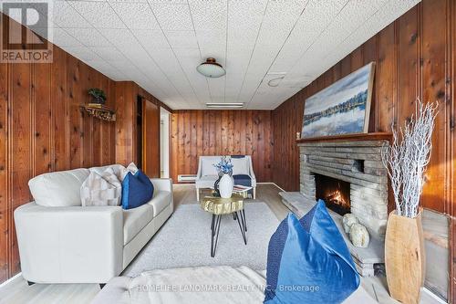 107 Lake Shore Drive, Toronto, ON - Indoor With Fireplace