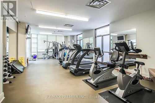 803 - 3840 Bathurst Street, Toronto, ON - Indoor Photo Showing Gym Room