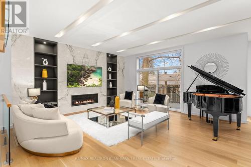 8 Ravenscroft Circle, Toronto, ON - Indoor Photo Showing Other Room With Fireplace