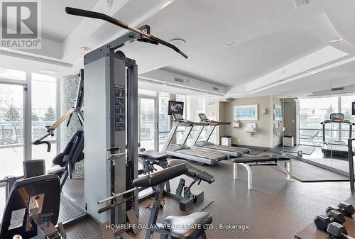 2107 - 3939 Duke Of York Boulevard, Mississauga, ON - Indoor Photo Showing Gym Room