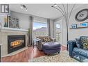 Cozy fireplace to cuddle up next to! - 683 Victoria Street Unit# 308, Kamloops, BC  - Indoor Photo Showing Living Room With Fireplace 