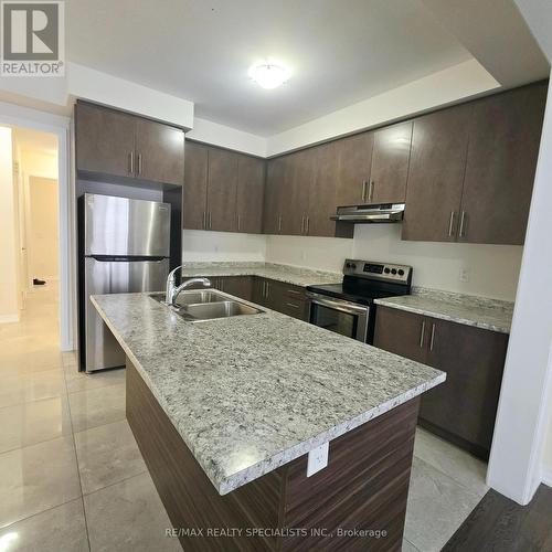 161 Huntingford Trail, Woodstock, ON - Indoor Photo Showing Kitchen With Stainless Steel Kitchen With Double Sink With Upgraded Kitchen