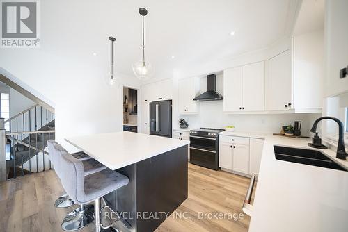 113 Daugaard Avenue, Brant, ON - Indoor Photo Showing Kitchen With Double Sink