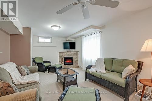 6 Turtle Lake Drive, Halton Hills, ON - Indoor Photo Showing Living Room With Fireplace