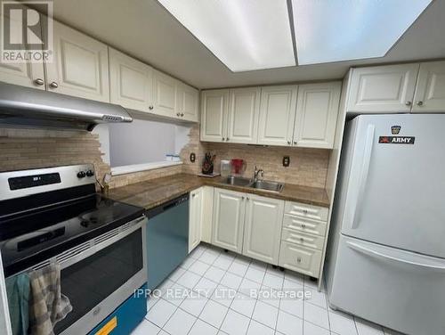 210 - 75 King Street, Mississauga, ON - Indoor Photo Showing Kitchen With Double Sink