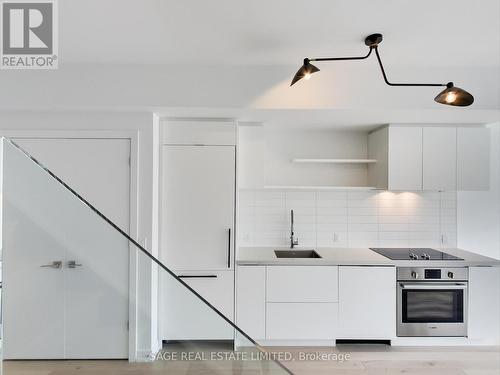 307 - 35 Wabash Avenue, Toronto, ON - Indoor Photo Showing Kitchen With Upgraded Kitchen