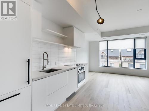 307 - 35 Wabash Avenue, Toronto, ON - Indoor Photo Showing Kitchen With Upgraded Kitchen