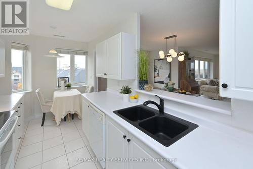 601 - 10 Dayspring Circle, Brampton, ON - Indoor Photo Showing Kitchen With Double Sink