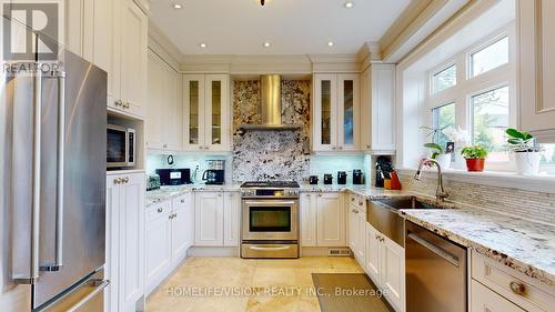 80 North Heights Road, Toronto, ON - Indoor Photo Showing Kitchen With Upgraded Kitchen