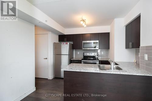 1902 - 1420 Dupont Street, Toronto, ON - Indoor Photo Showing Kitchen With Stainless Steel Kitchen