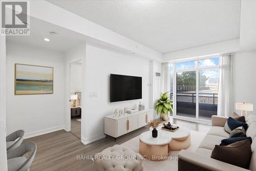 301 - 6 Eva Road, Toronto, ON - Indoor Photo Showing Living Room