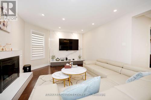 953 Focal Road, Mississauga, ON - Indoor Photo Showing Living Room With Fireplace