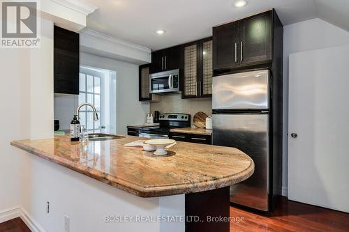 1716 Dundas Street E, Toronto, ON - Indoor Photo Showing Kitchen With Double Sink