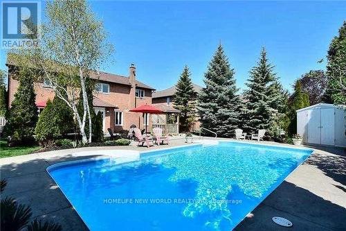 33 Ashfield Drive, Richmond Hill, ON - Outdoor With In Ground Pool With Backyard