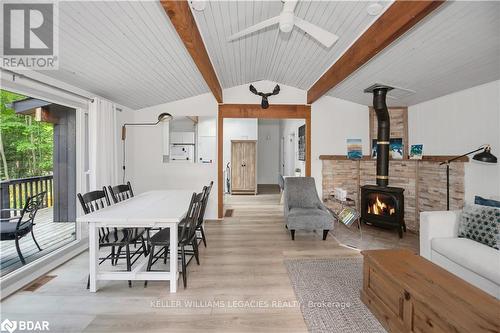 150 Moreau Parkway, Tiny, ON - Indoor Photo Showing Living Room With Fireplace