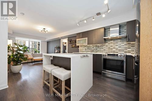 1802 - 1 Michael Power Place, Toronto, ON - Indoor Photo Showing Kitchen With Upgraded Kitchen