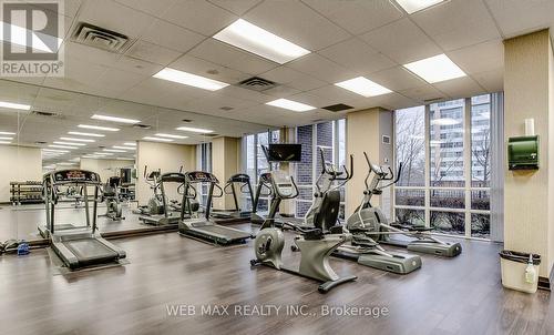 1802 - 1 Michael Power Place, Toronto, ON - Indoor Photo Showing Gym Room