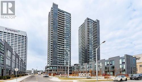 2405 - 2 Sonic Way, Toronto, ON - Outdoor With Facade