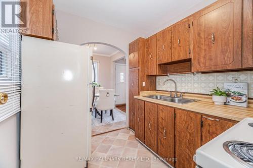 1029 Greenwood Avenue, Toronto, ON - Indoor Photo Showing Kitchen With Double Sink