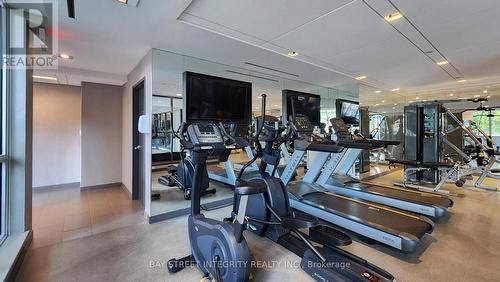 2107 - 210 Simcoe Street, Toronto, ON - Indoor Photo Showing Gym Room