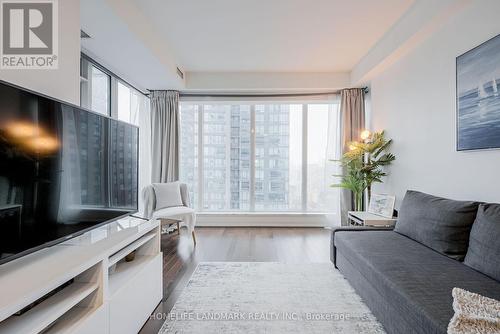 3007 - 80 John Street, Toronto, ON - Indoor Photo Showing Living Room