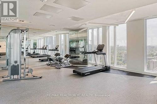 3207 - 251 Jarvis Street, Toronto, ON - Indoor Photo Showing Gym Room