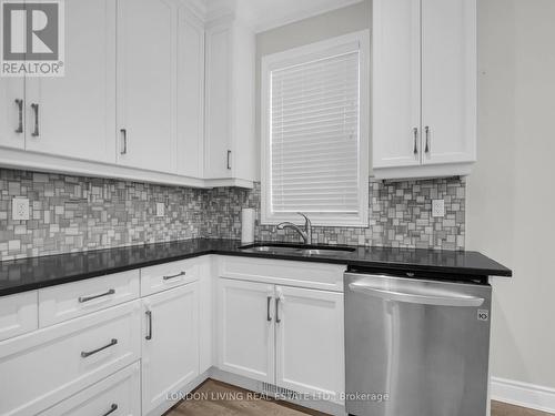 15 Beaconsfield Avenue, London, ON - Indoor Photo Showing Kitchen With Double Sink