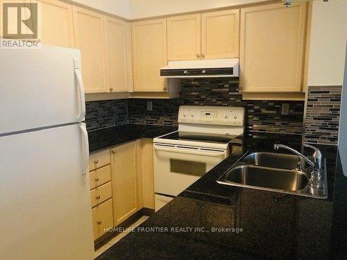 902 - 3 Rean Drive N, Toronto, ON - Indoor Photo Showing Kitchen With Double Sink