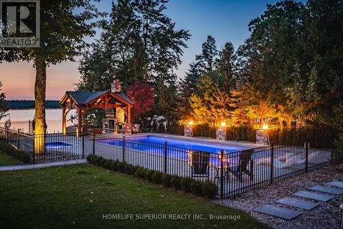 580 Indian Point Road, Kawartha Lakes, ON - Outdoor With In Ground Pool