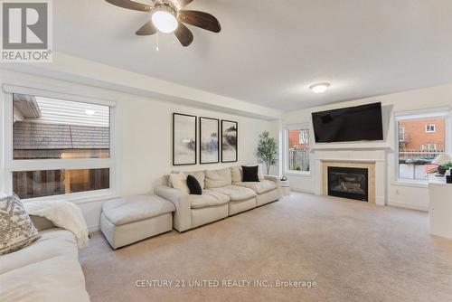 162 Farrier Crescent, Peterborough (Northcrest), ON - Indoor Photo Showing Living Room With Fireplace