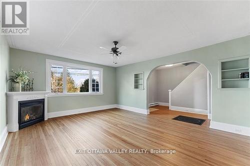 1876 Beachburg Road E, Whitewater Region, ON - Indoor Photo Showing Living Room With Fireplace