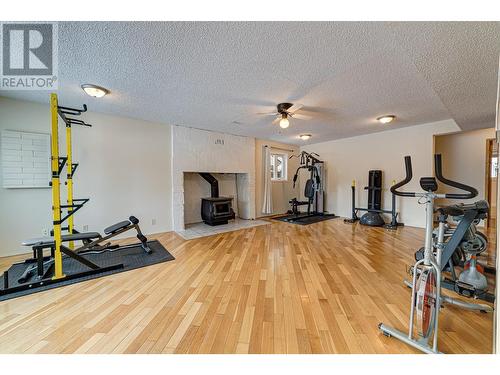 1382 Cypress Drive, Sparwood, BC - Indoor Photo Showing Gym Room