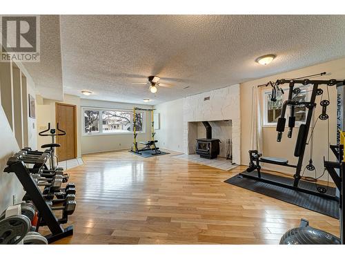 1382 Cypress Drive, Sparwood, BC - Indoor Photo Showing Gym Room