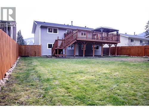 1382 Cypress Drive, Sparwood, BC - Outdoor With Deck Patio Veranda