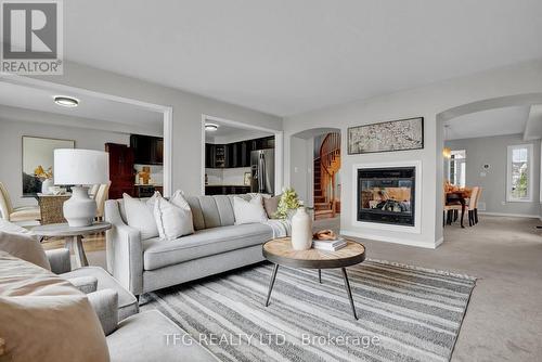 1567 Glenbourne Drive, Oshawa (Pinecrest), ON - Indoor Photo Showing Living Room With Fireplace