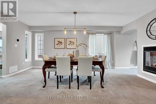 1567 Glenbourne Drive, Oshawa (Pinecrest), ON - Indoor Photo Showing Dining Room With Fireplace