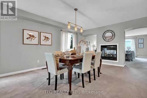 1567 Glenbourne Drive, Oshawa (Pinecrest), ON - Indoor Photo Showing Dining Room With Fireplace