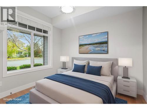 Virtually Staged - 987 Laurier Avenue, Kelowna, BC - Indoor Photo Showing Bedroom