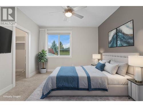 Virtually Staged - 987 Laurier Avenue, Kelowna, BC - Indoor Photo Showing Bedroom